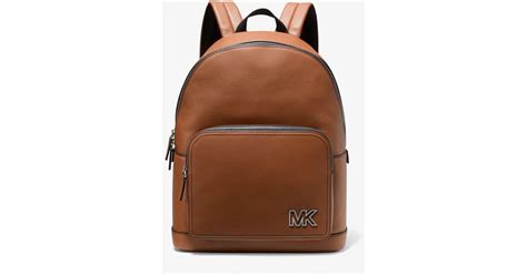 michael kors cooper pebbled leather backpack|Michael Kors mercer leather bag.